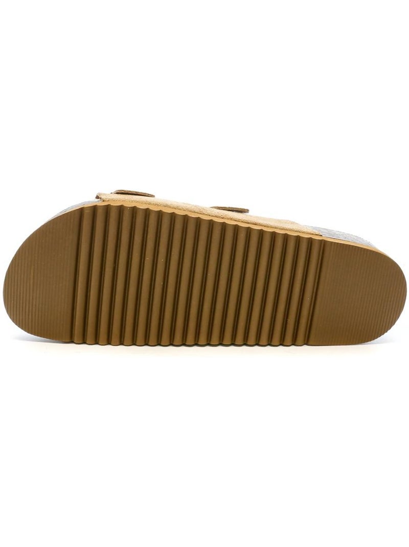 Sandálias camel xti em pele para mulher 142552 Bege - Kiabi
