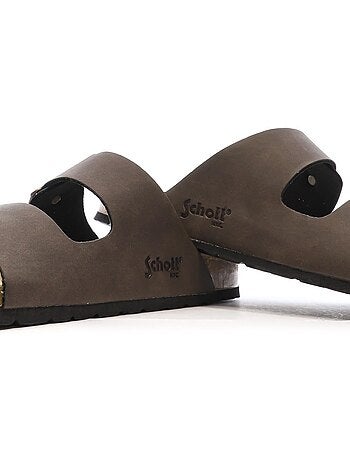 Sandálias Castanhas Lisas para Homem Schott Arthur