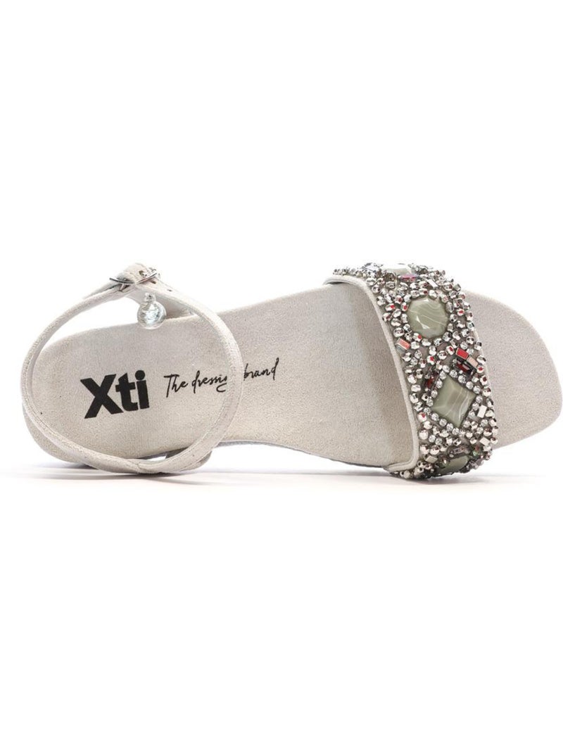 Sandálias Cinzentas XTI 143997 para Mulher Cinza-prateado - Kiabi