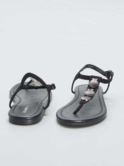 Sandálias com conchas de fantasia - Kiabi