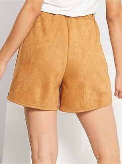 Sandálias com efeito camurça sintética - Kiabi