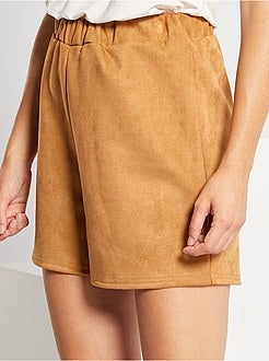 Sandálias com efeito camurça sintética - Kiabi