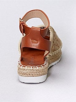 Sandálias com efeito entrançado - Kiabi