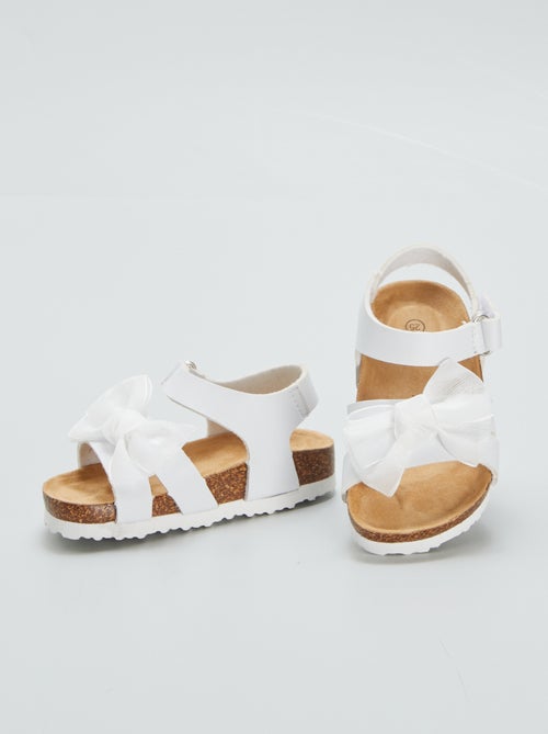 Sandálias com laço em tule - Kiabi