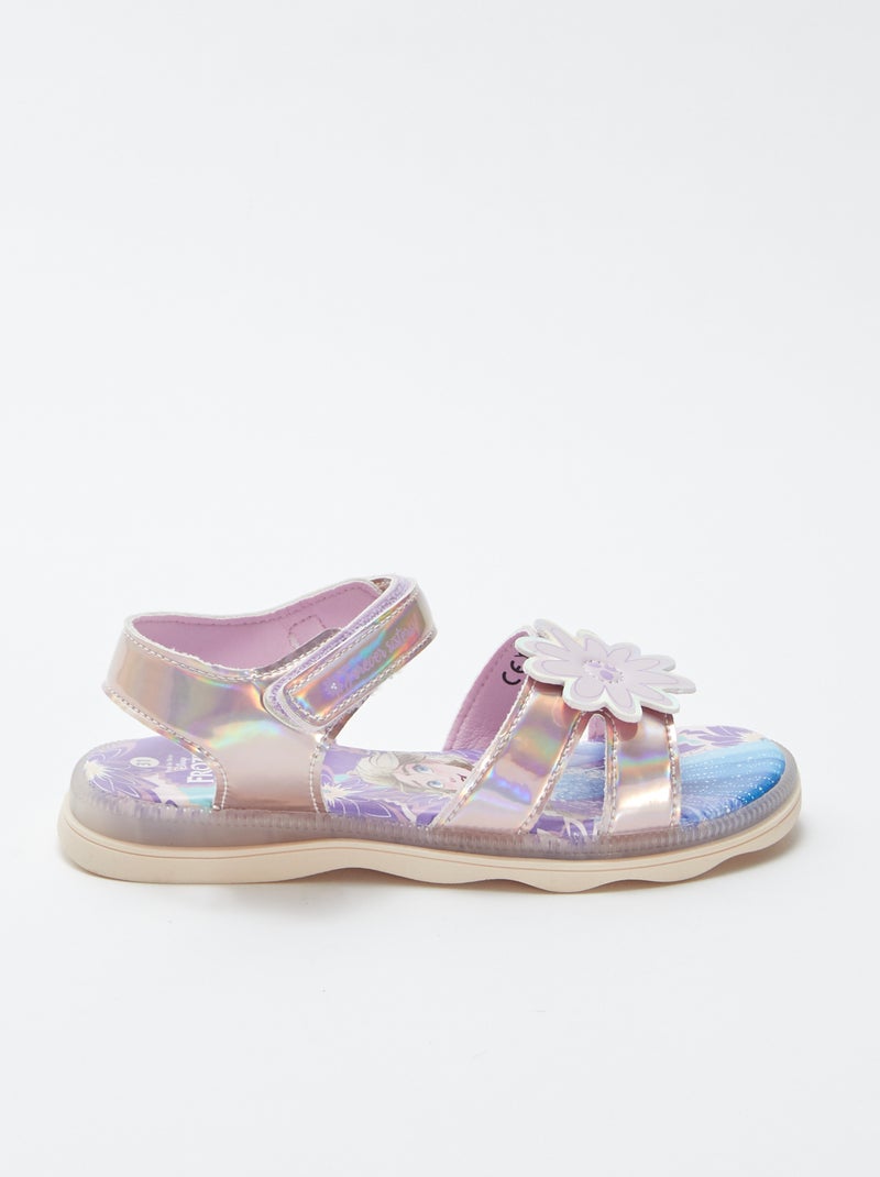 Sandálias com luzes 'Frozen' BEGE - Kiabi