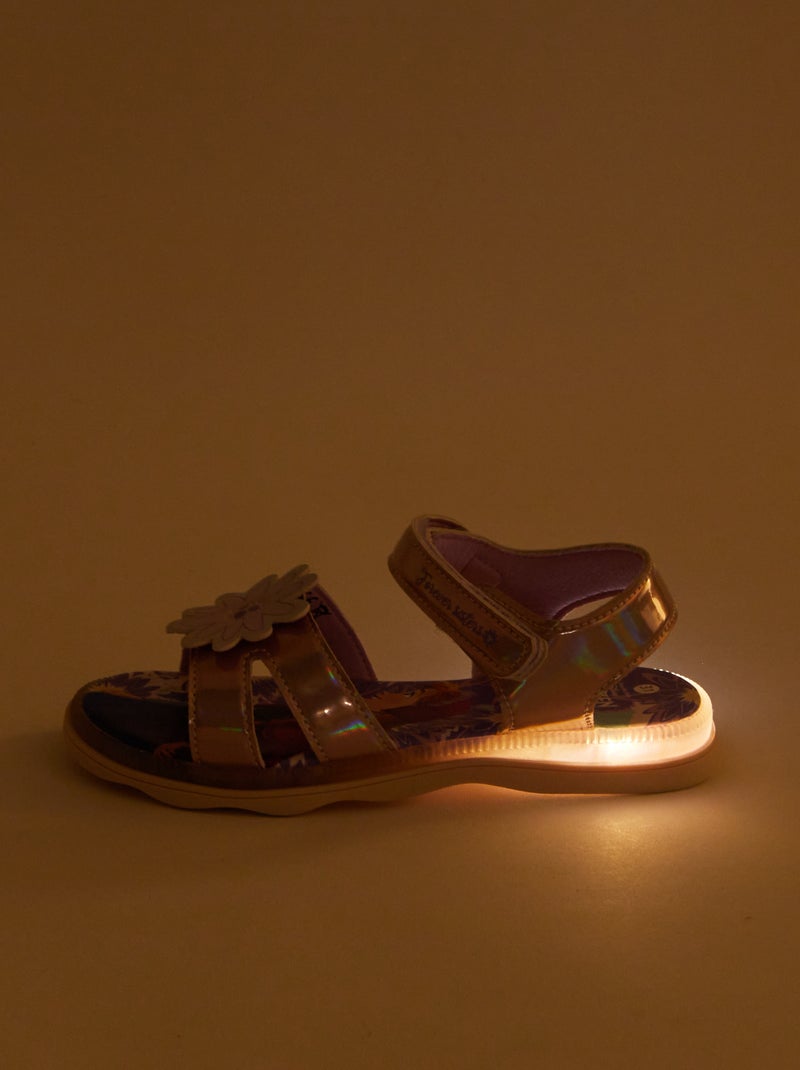 Sandálias com luzes 'Frozen' BEGE - Kiabi