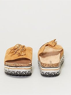 Sandálias com plataforma - Kiabi