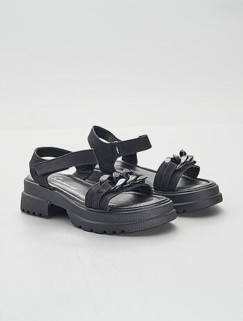 Sandálias com plataforma - Kiabi