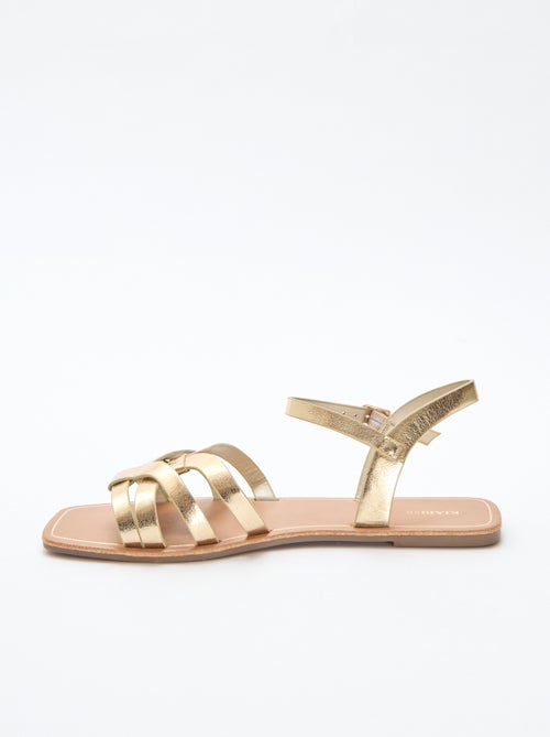 Sandálias com Tira Cruzada - Kiabi