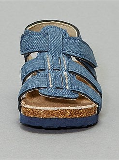 Sandálias com tira de velcro - Kiabi