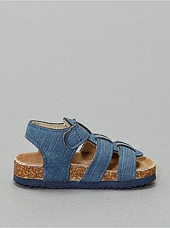 Sandálias com tira de velcro - Kiabi