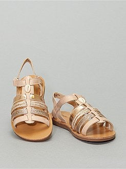 Sandálias com tira de velcro - Kiabi