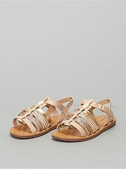 Sandálias com tira de velcro - Kiabi