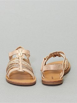 Sandálias com tira de velcro - Kiabi