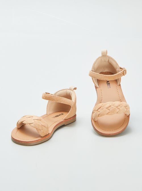 Sandálias com tira entrançada - Kiabi