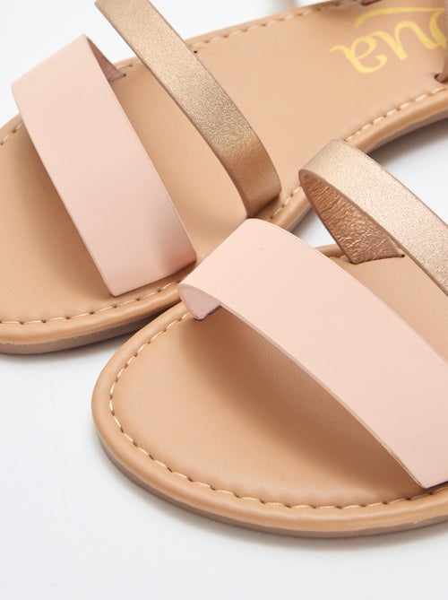 Sandálias com tira no tornozelo - Kiabi