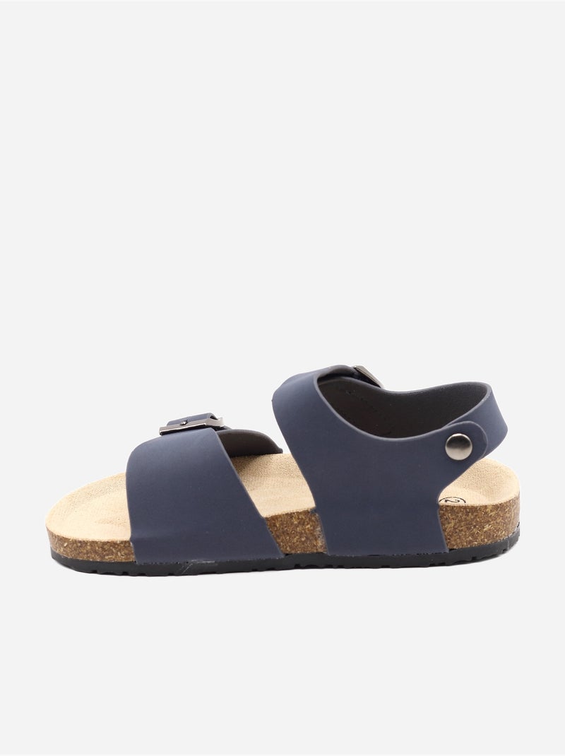Sandálias com tiras Azul escuro - Kiabi