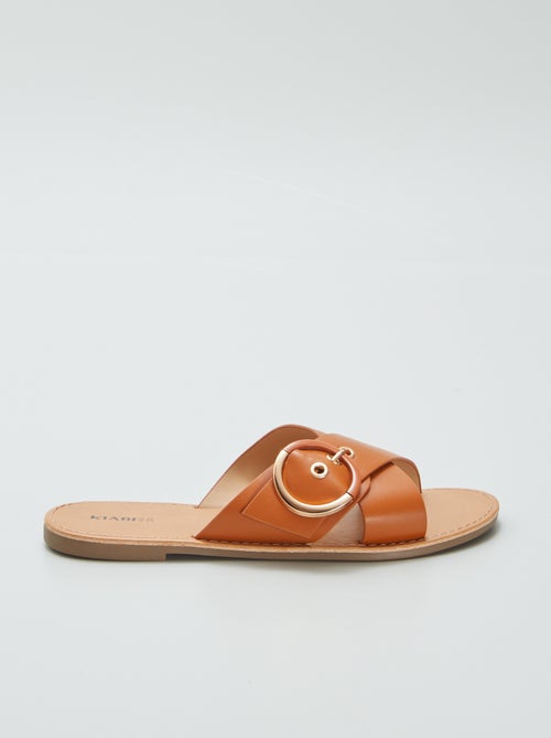 Sandálias com tiras cruzadas - Kiabi