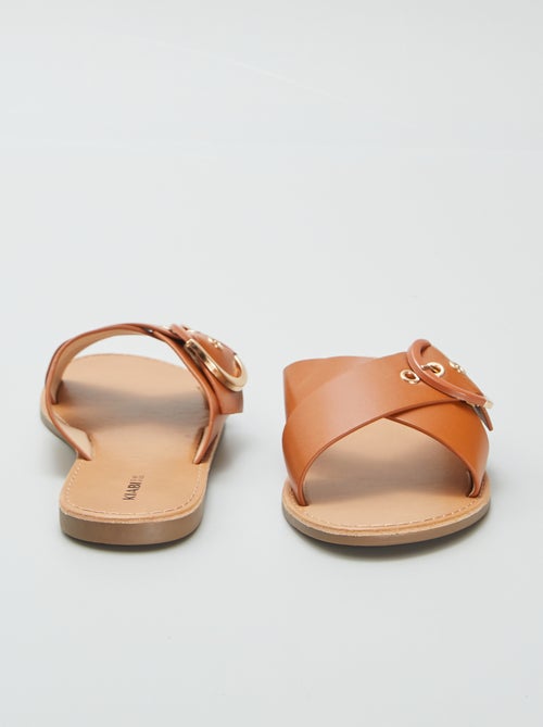 Sandálias com tiras cruzadas - Kiabi