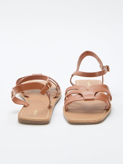 Sandálias com Tiras Cruzadas - Kiabi