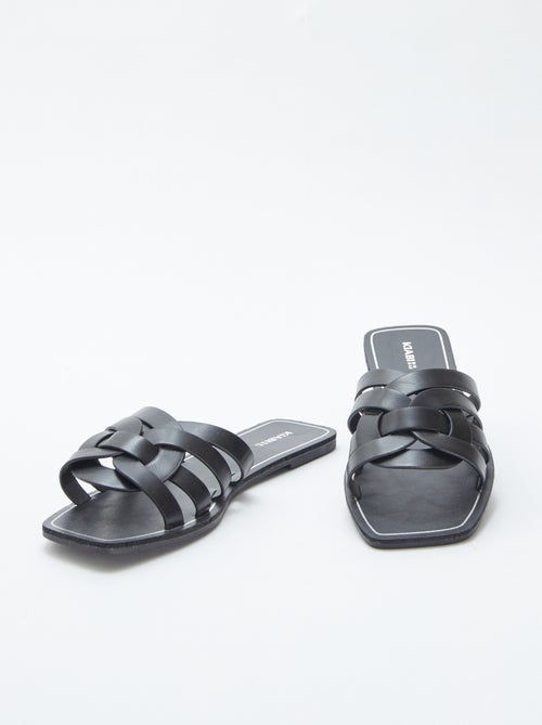 Sandálias com tiras cruzadas - Kiabi