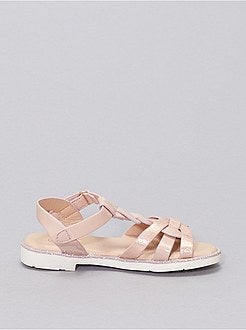 Sandálias com tiras cruzadas - Kiabi