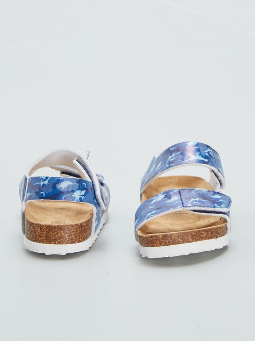 Sandálias com tiras de velcro - Kiabi