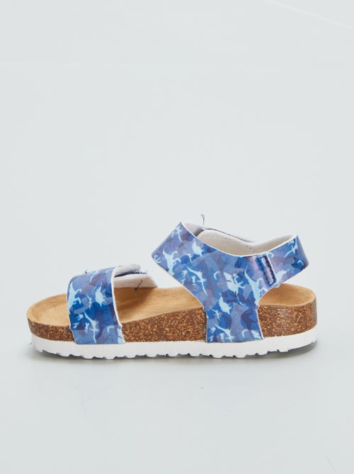 Sandálias com tiras de velcro - Kiabi