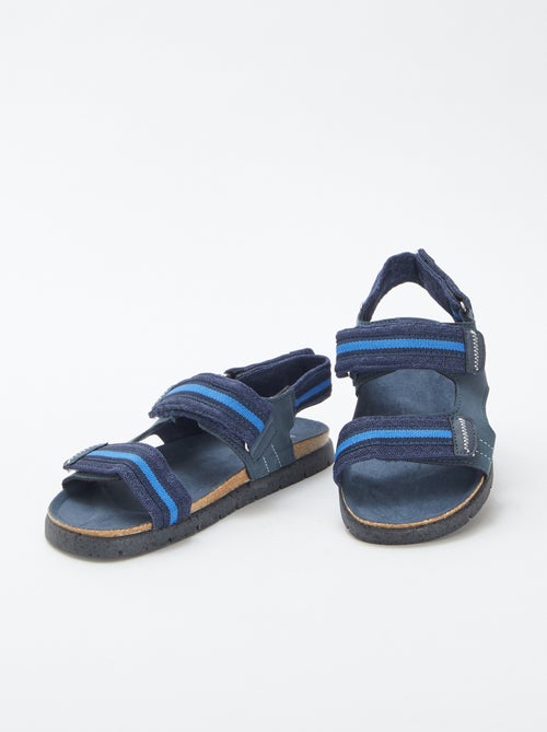 Sandálias com tiras de velcro - Kiabi