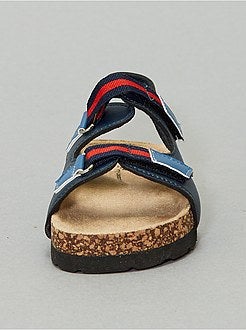 Sandálias com tiras de velcro - Kiabi