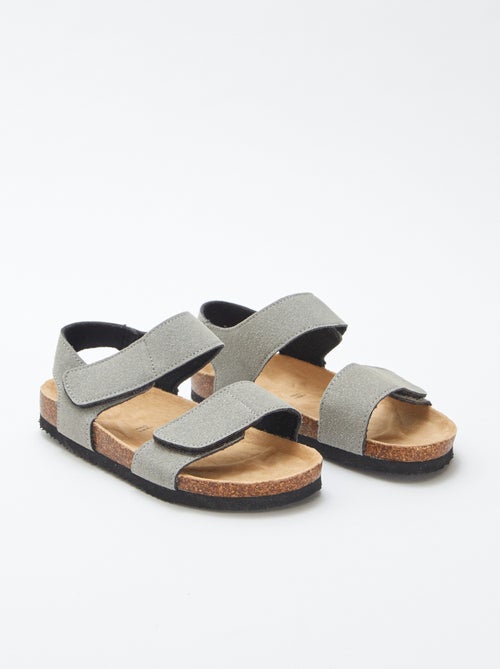 Sandálias com tiras de velcro - Kiabi