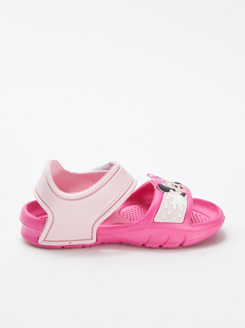 Sandálias com tiras de velcro 'Minnie' 'Disney' ROSA - Kiabi
