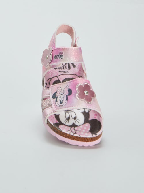 Sandálias com tiras de velcro 'Minnie' - Kiabi