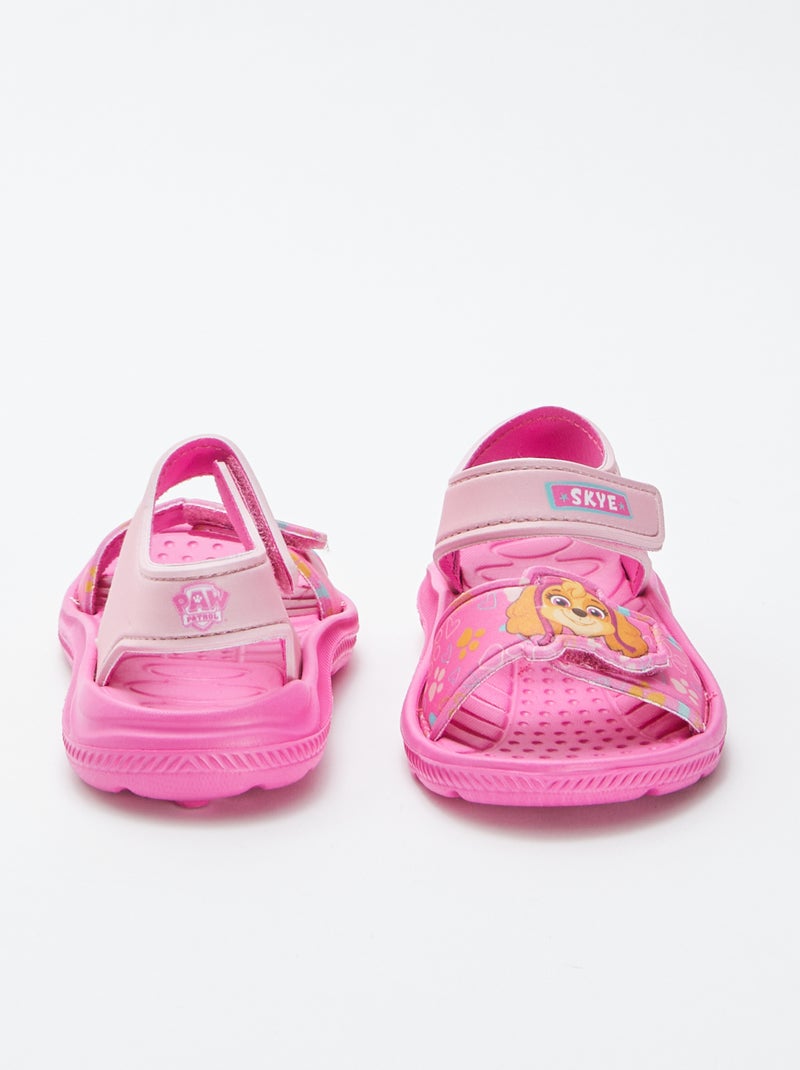 Sandálias com tiras de velcro 'Patrulha Pata' ROSA - Kiabi