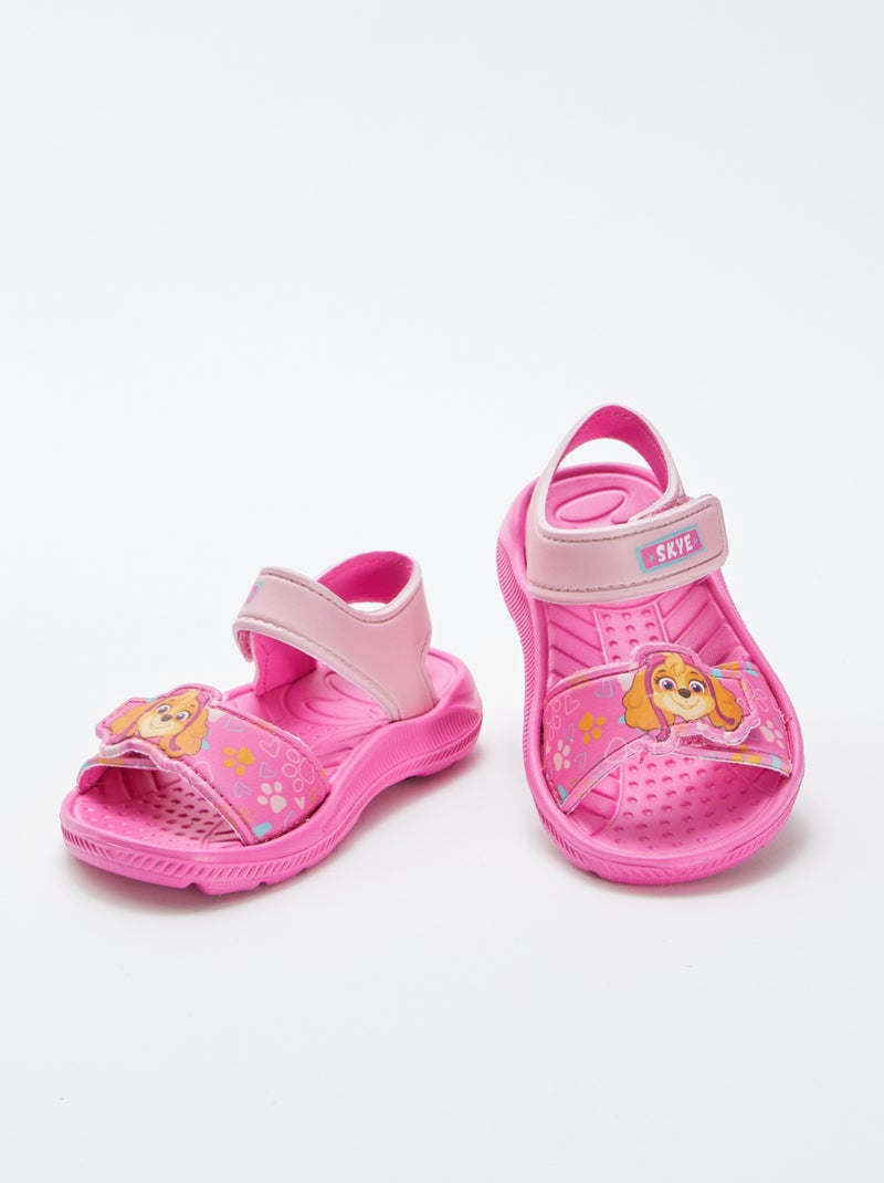 Sandálias com tiras de velcro 'Patrulha Pata' ROSA - Kiabi