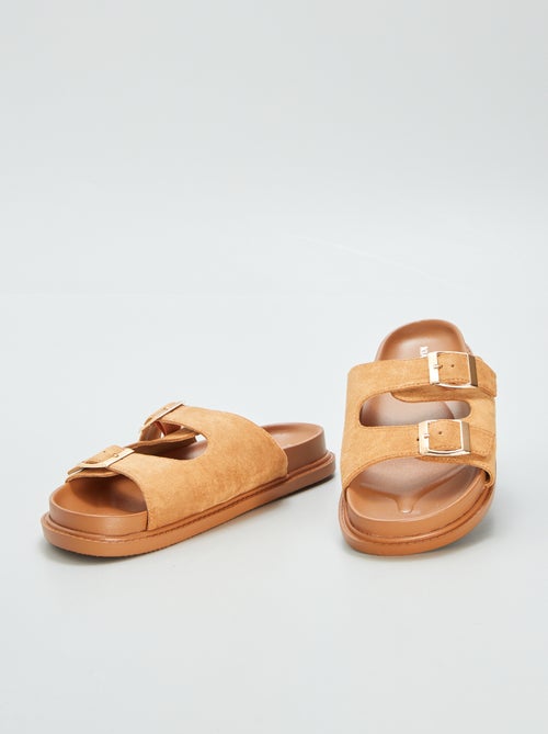 Sandálias com tiras duplas - Kiabi