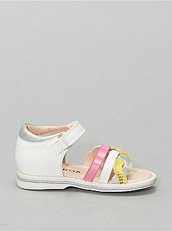 Sandálias com tiras entrelaçadas - Kiabi