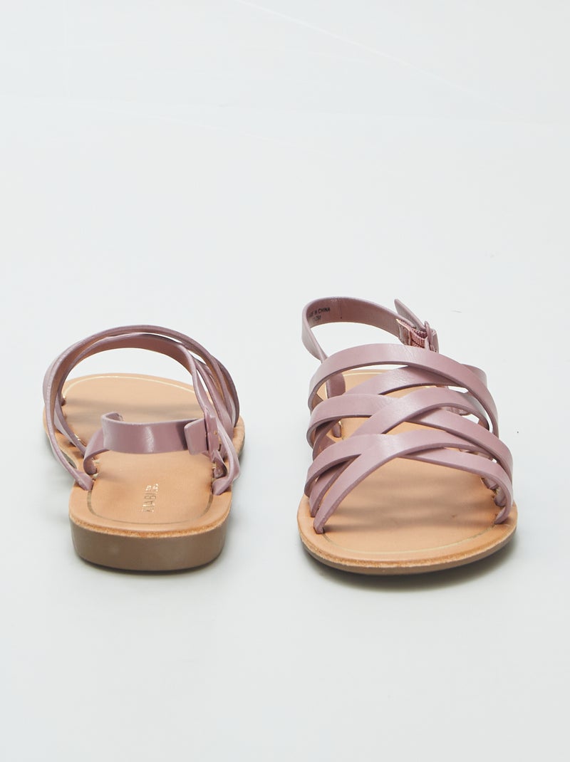 Sandálias com várias tiras VIOLETA - Kiabi