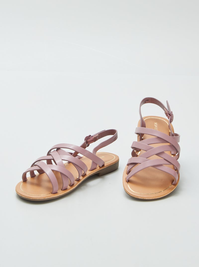 Sandálias com várias tiras VIOLETA - Kiabi