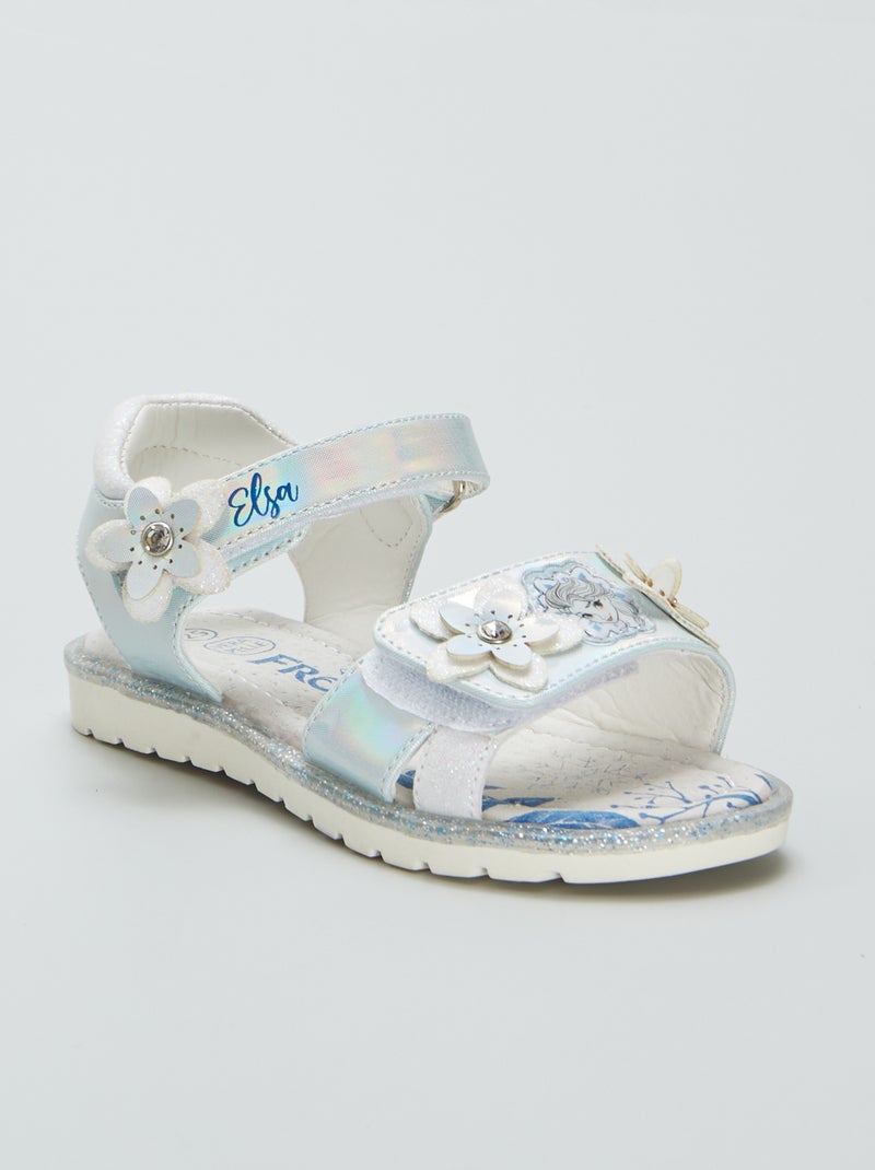 Sandálias com velcro 'Frozen' Branco - Kiabi