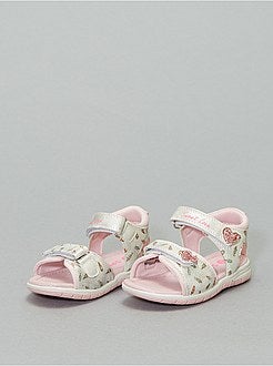 Sandálias com velcros estampados 'gelados' - Kiabi