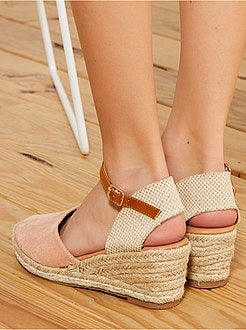 Sandálias compensadas - Kiabi