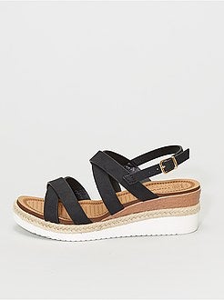 Sandálias compensadas - Kiabi