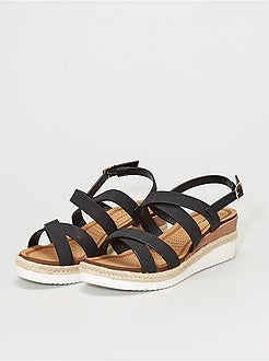 Sandálias compensadas - Kiabi