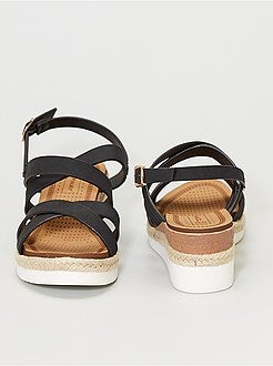 Sandálias compensadas - Kiabi