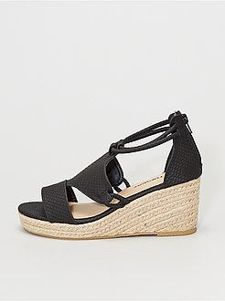 Sandálias compensadas - Kiabi