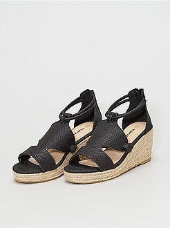 Sandálias compensadas - Kiabi