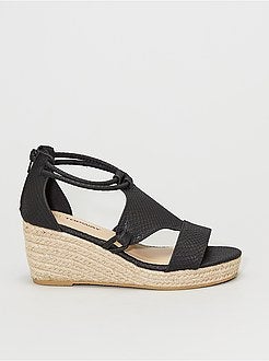 Sandálias compensadas - Kiabi