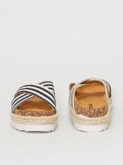 Sandálias compensadas - Kiabi