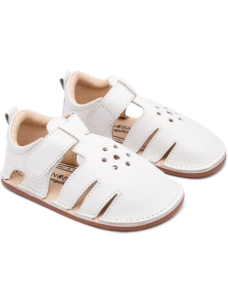 Sandálias conguitos barefoot cerradas Branco - Kiabi